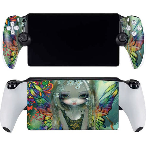 Rainbow Winged Yoga Fairy by Jasmine Becket-Griffith PlayStation PS5 Skins